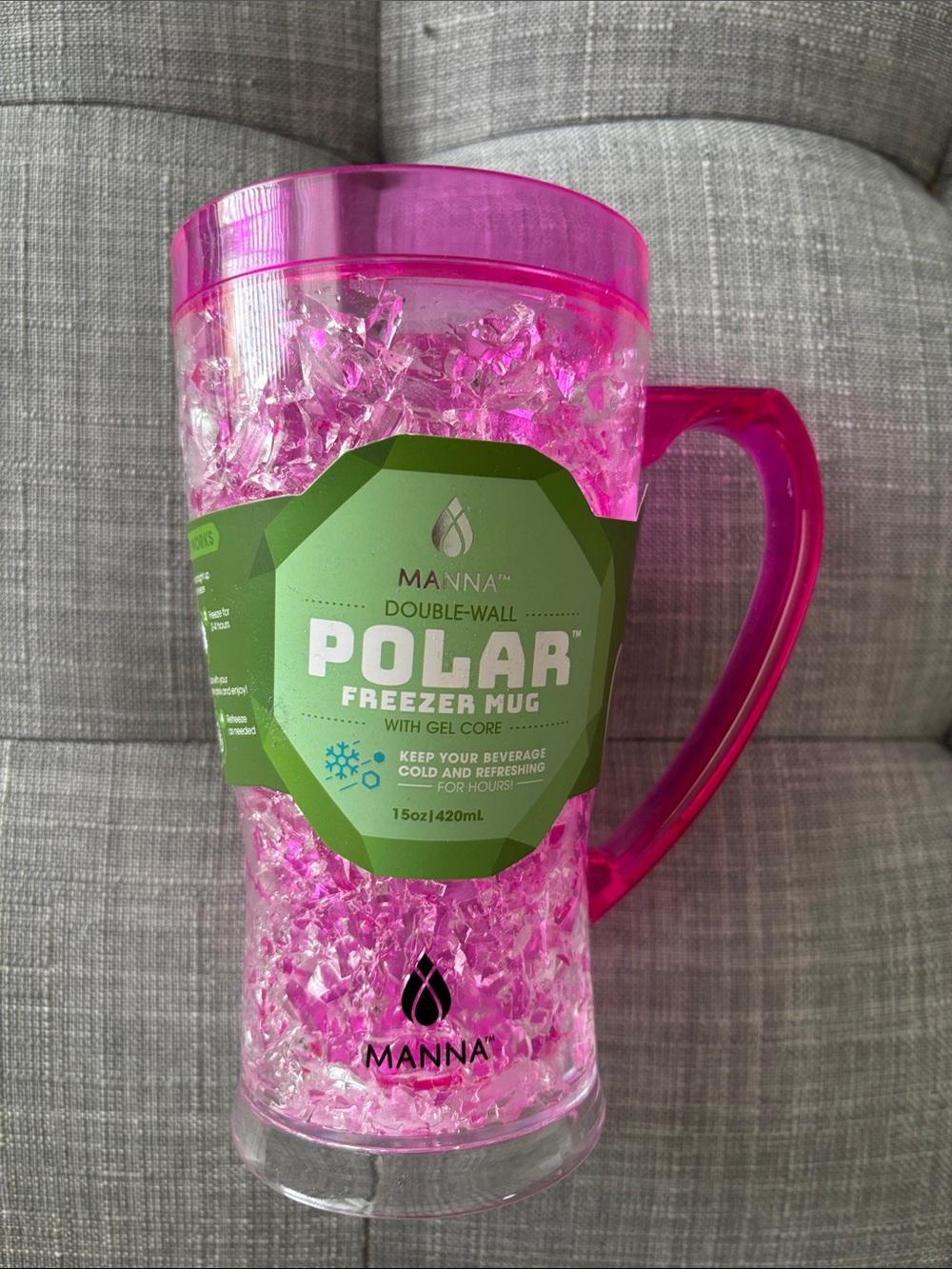 NWT Manna Double-Wall 15oz Polar Freezer Mug